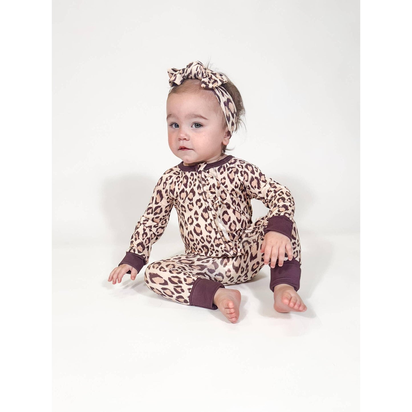 Classic Leopard - LS Convertible Zip PJs