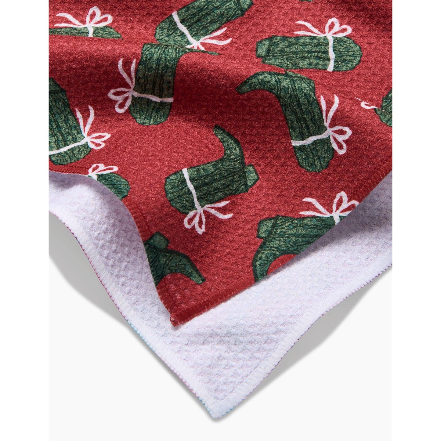 Merry Boots Tea Towel