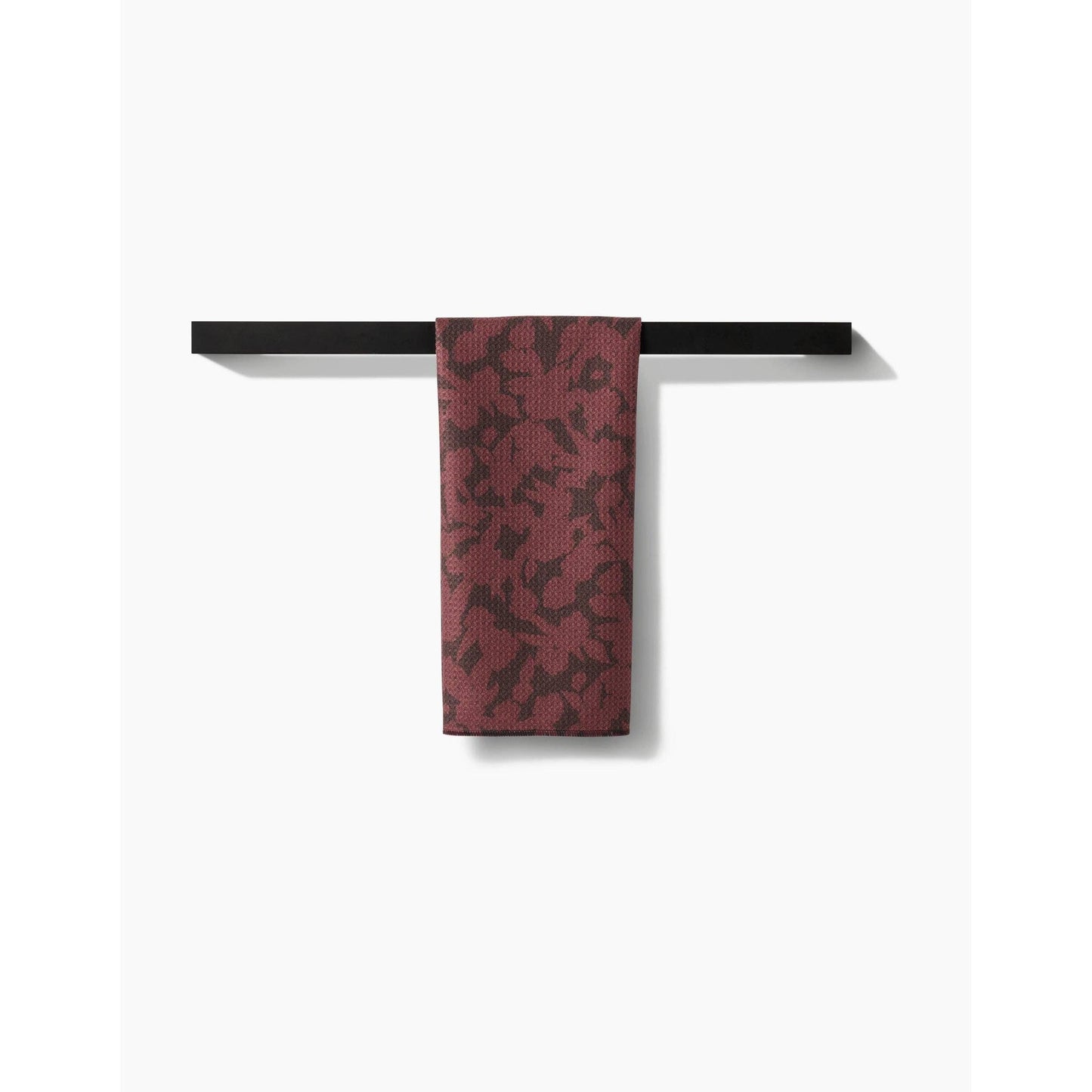 Wild Wood Maroon Tea Towel