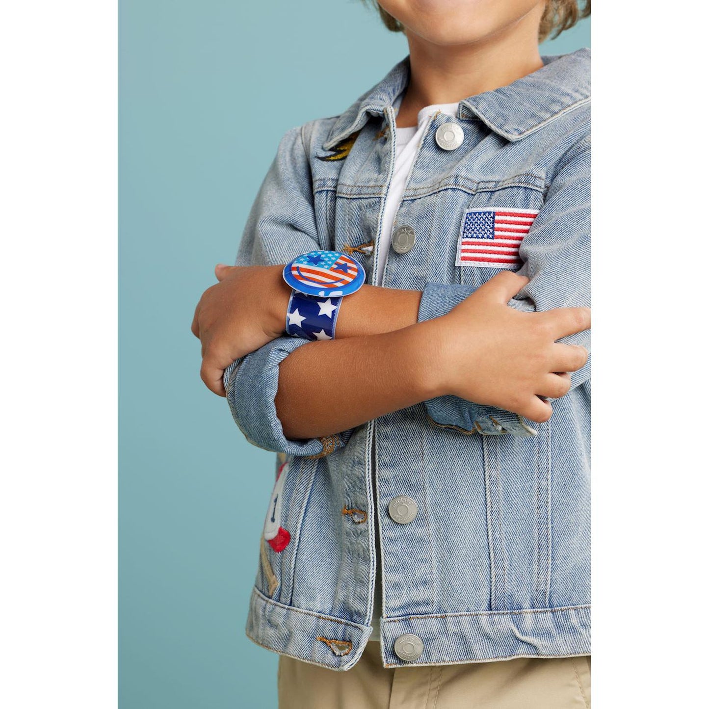 Patriotic Light-Up Slap Bracelets
