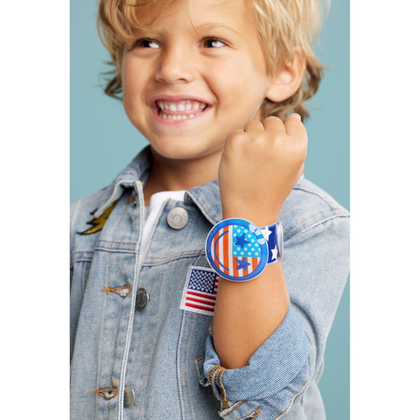 Patriotic Light-Up Slap Bracelets