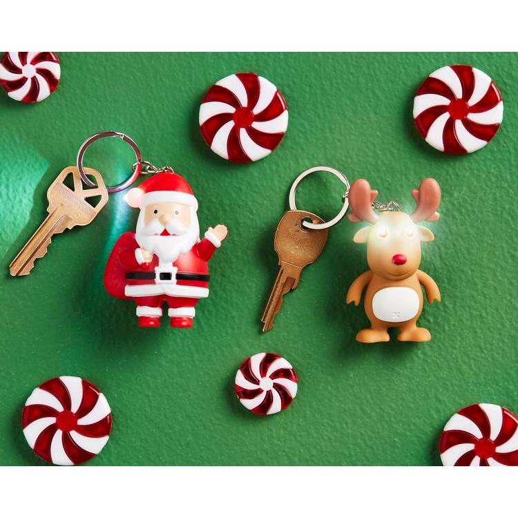 Christmas Light-Up Musical Keychain