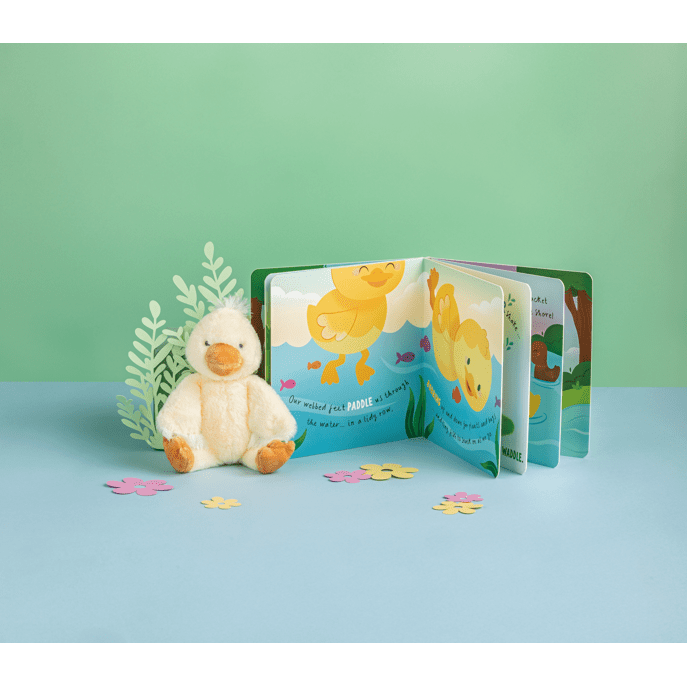 Plush Duck Book & Toy Set - 2-Piece Board Book and Cuddle Buddy