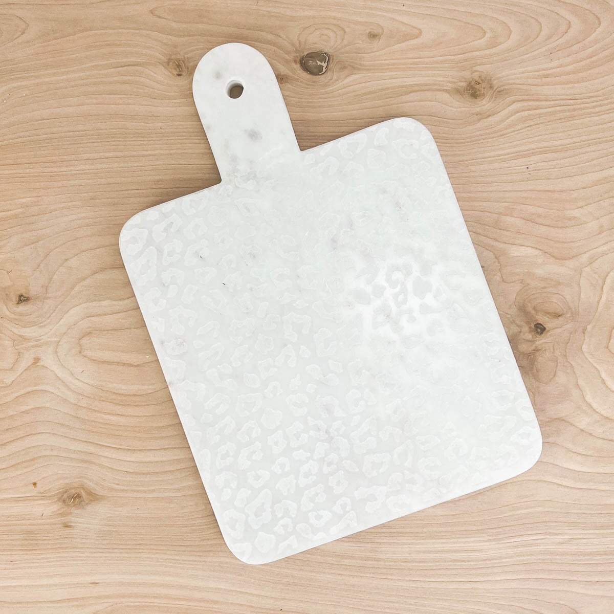 Leopard Etched Marble Serving Board