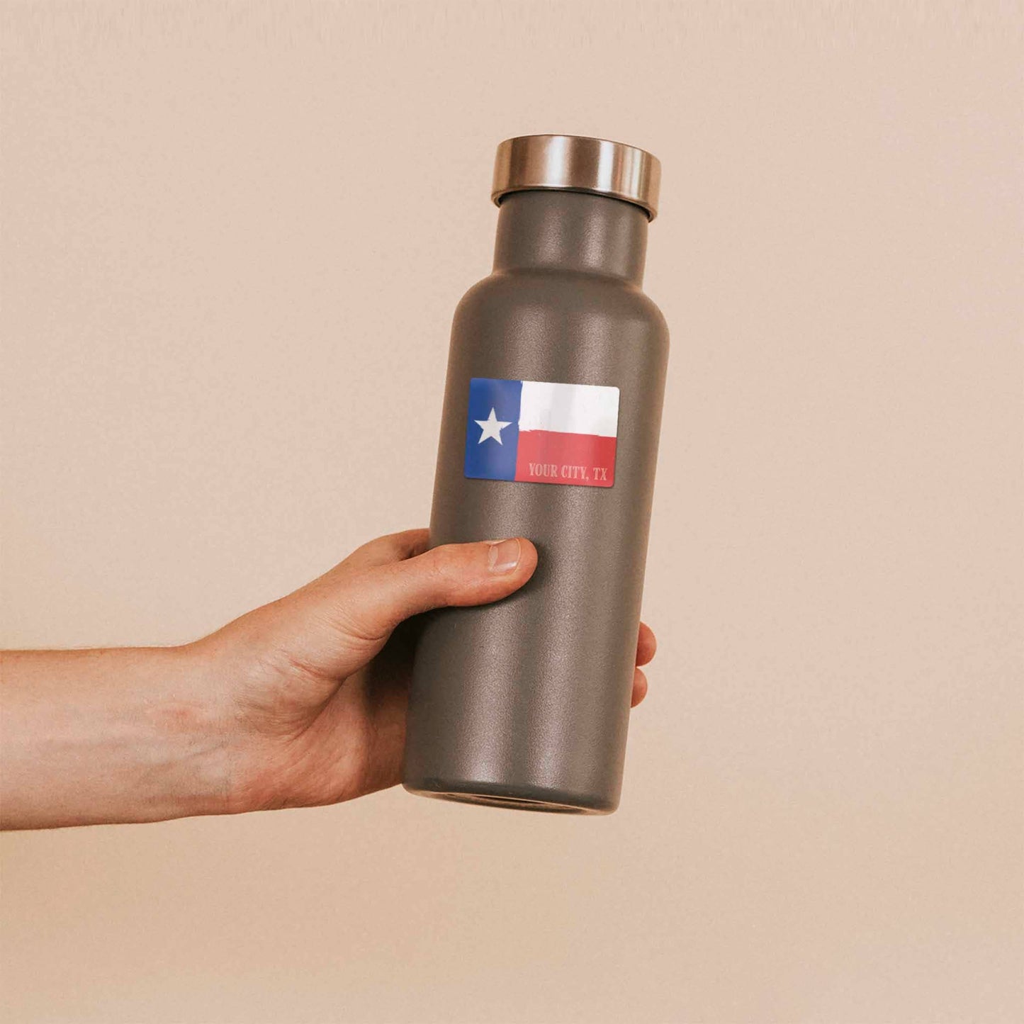 Custom Texas Flag Sticker - TX Name Drop Decal
