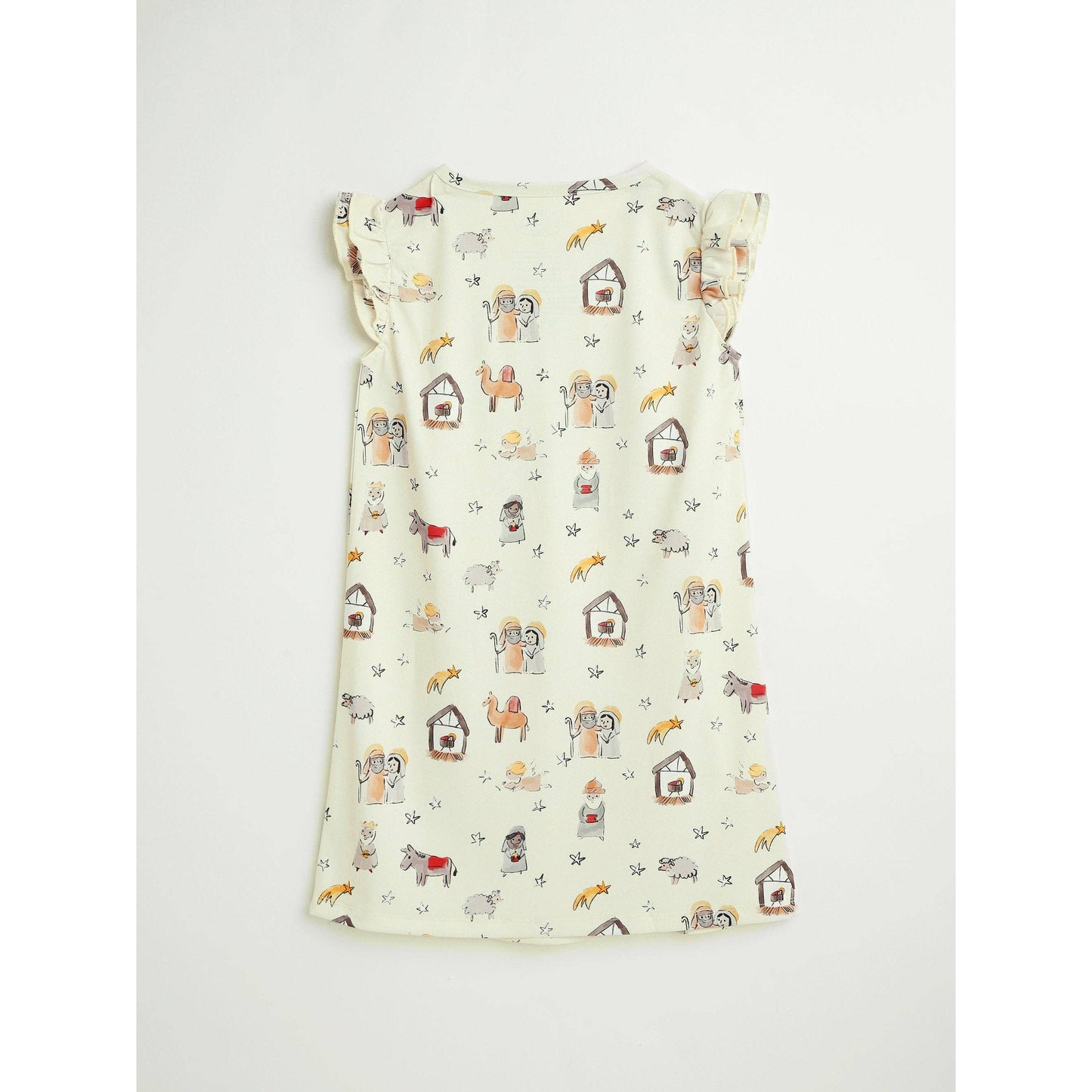 Away in a Manger PJ Girls Nightgown Polyester