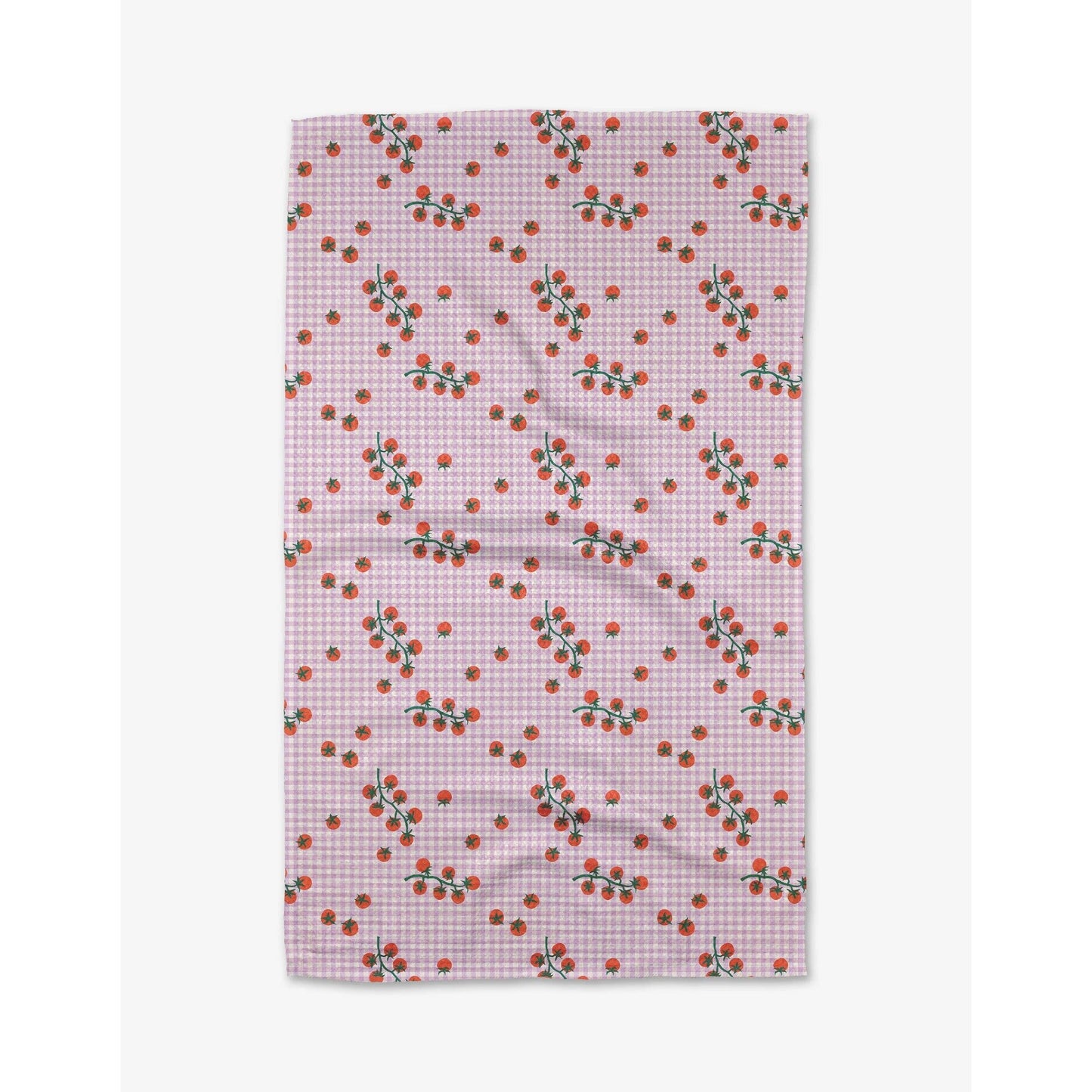 Tomato Gingham Tea Towel