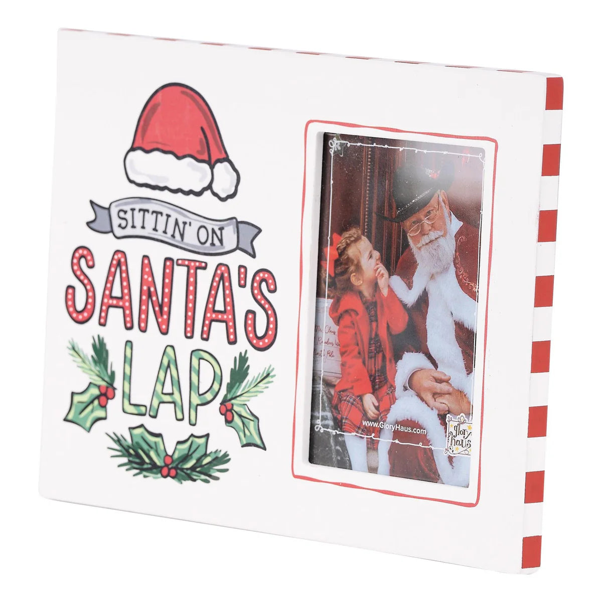 Sittin on Santa's Lap Reindeer Frame