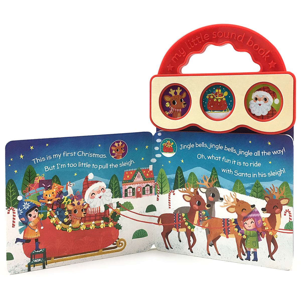 Jingle Bells 3-Button Christmas Sound Book