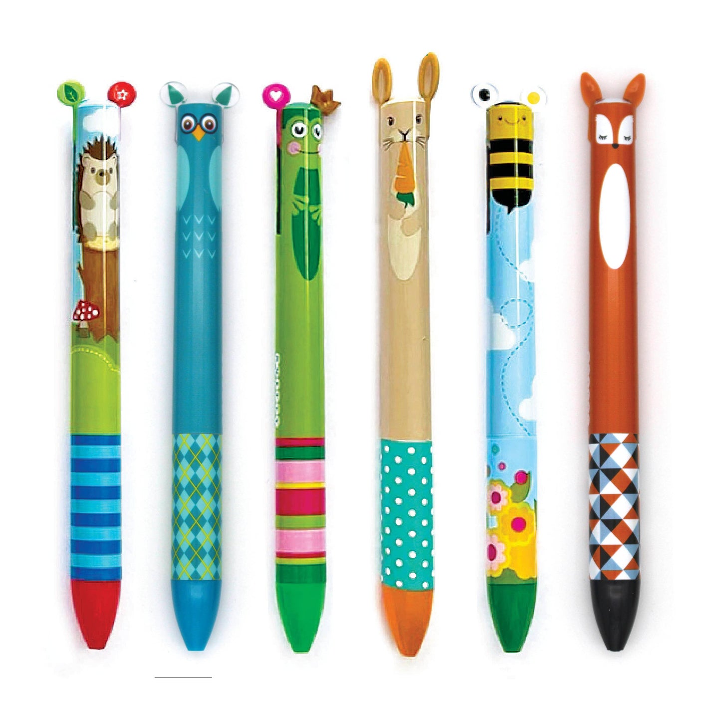 TWICE AS NICE WOODLAND 2 COLOR CLICK PEN