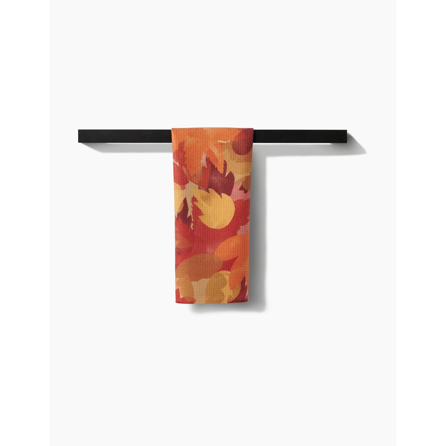 Watercolor Fallen Leaves Tea Towel