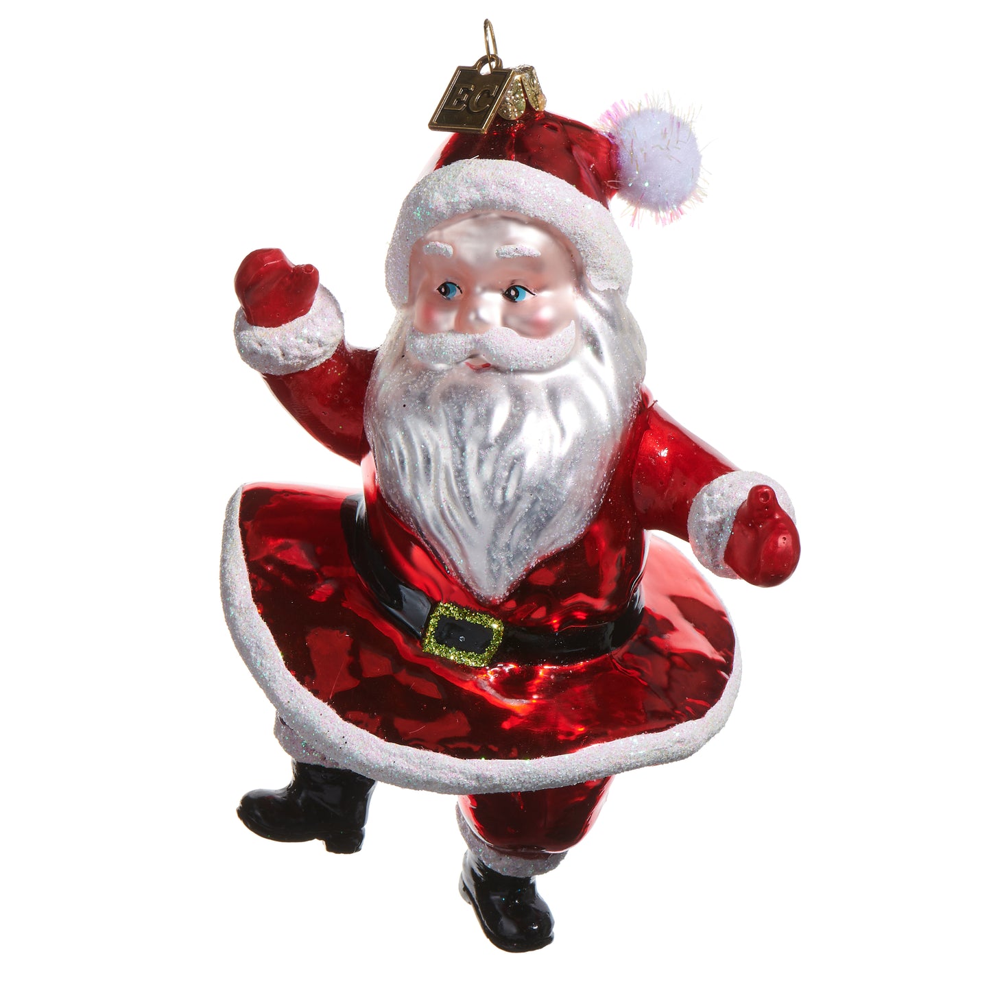 Eric Cortina 5.5" Dancing Santa Ornament