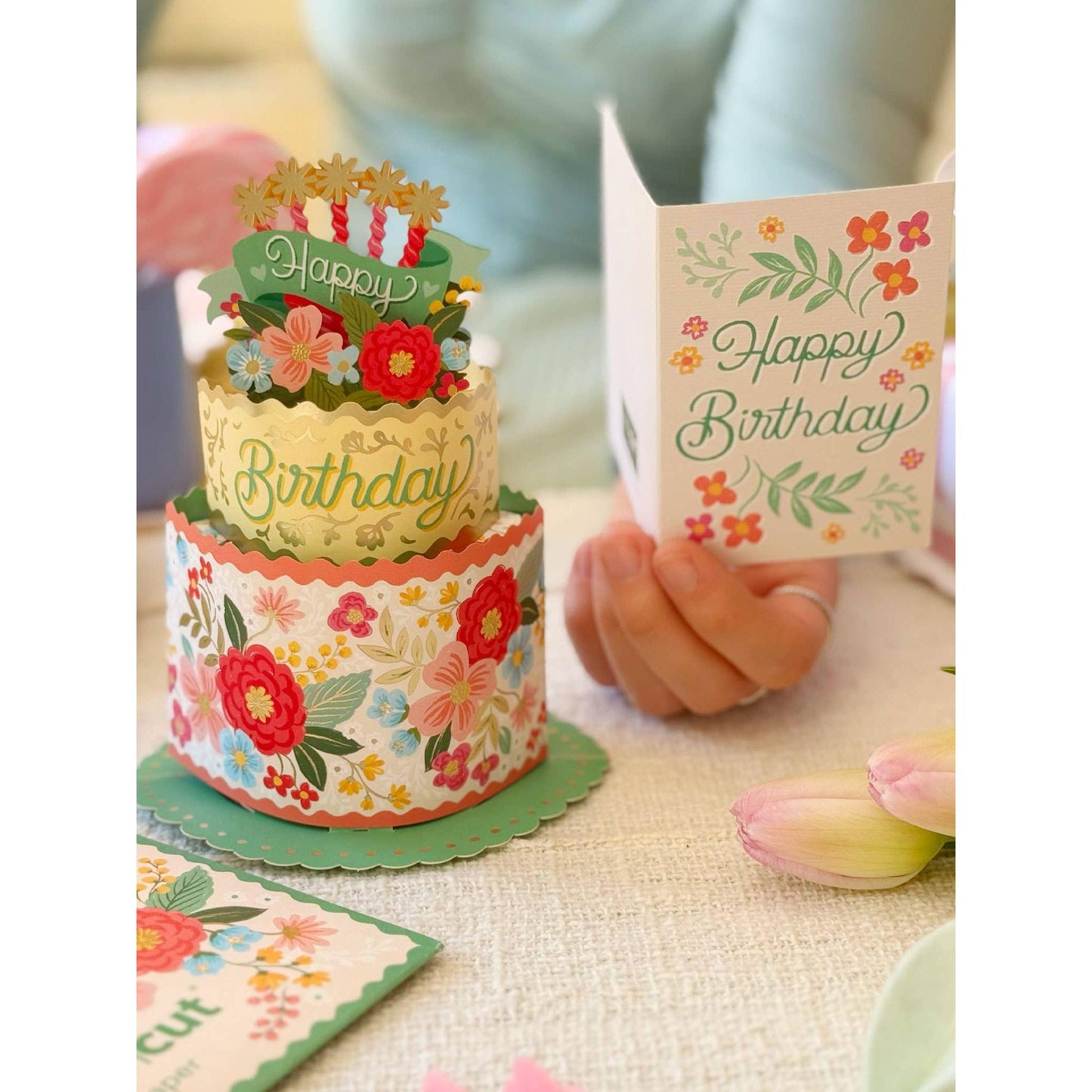 Mini Blooming Birthday Cake