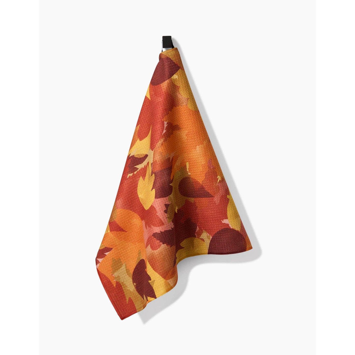 Watercolor Fallen Leaves Tea Towel