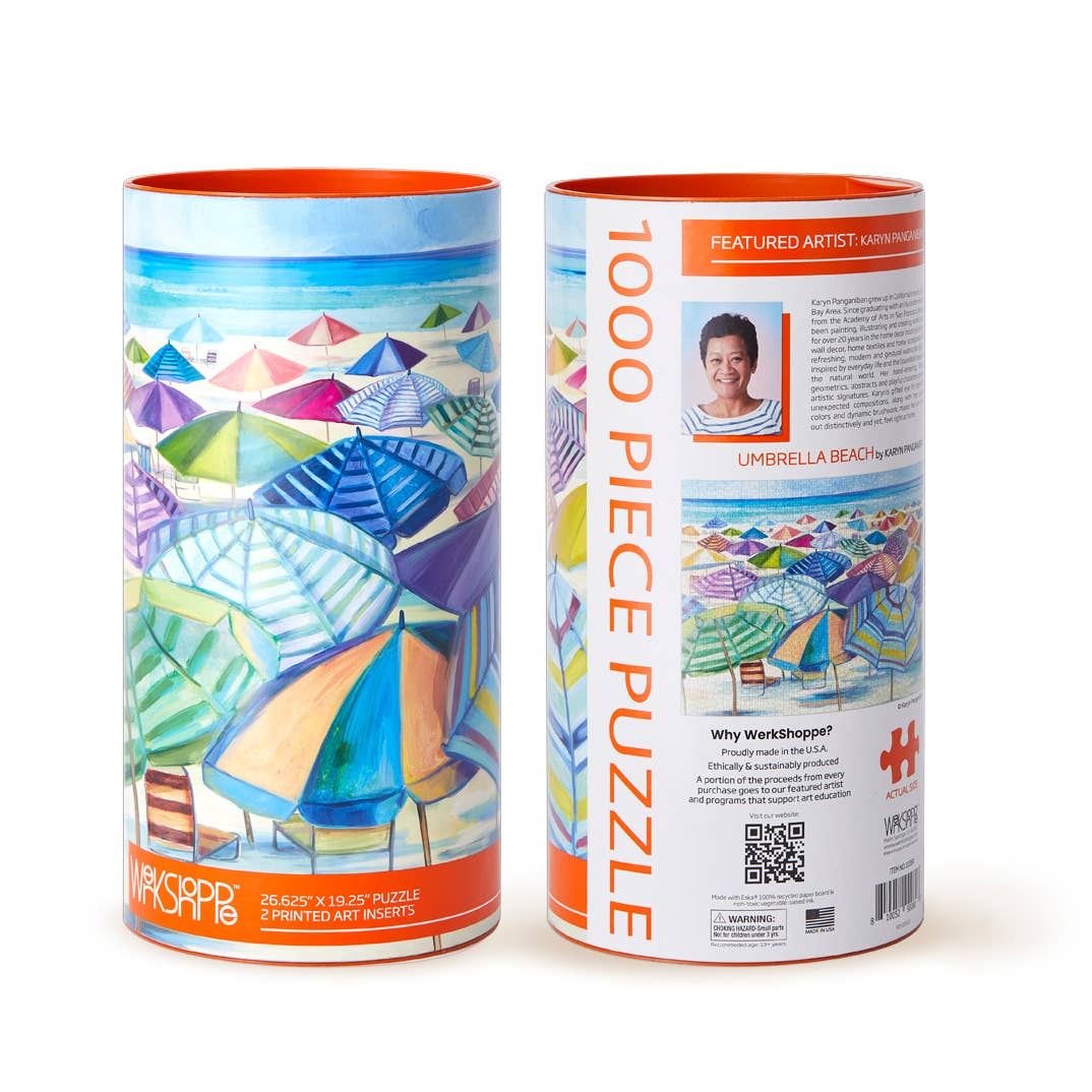 Umbrella Beach | 1000 Piece Jigsaw Puzzle