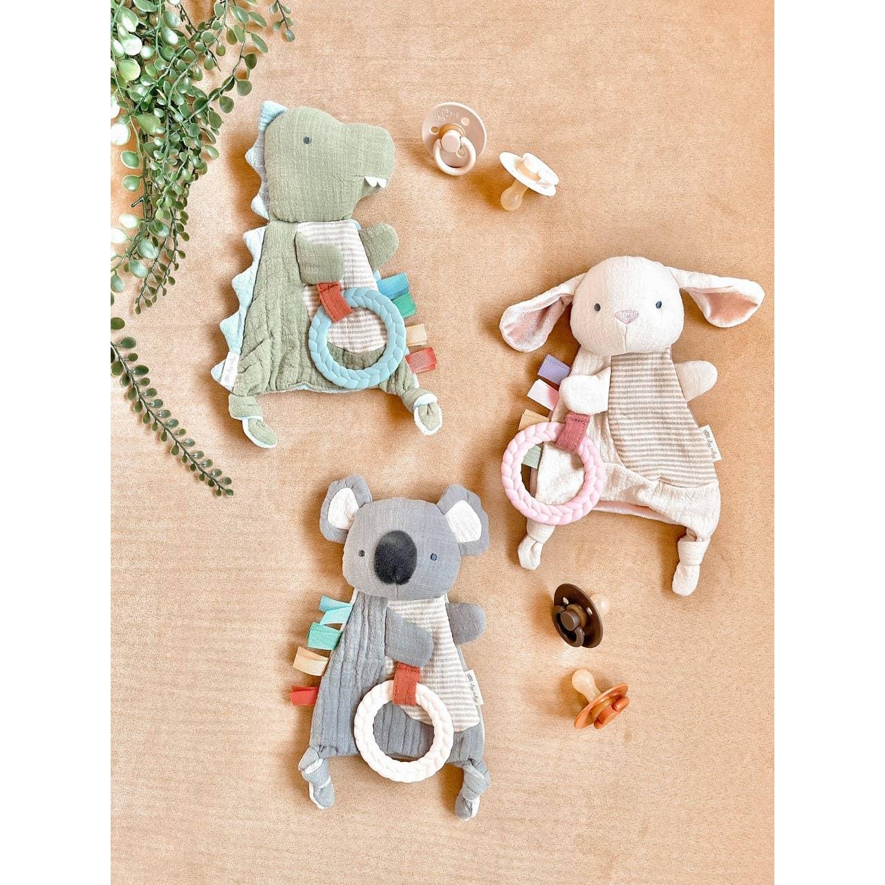 Bitzy Crinkle™ Sensory Toy with Teether