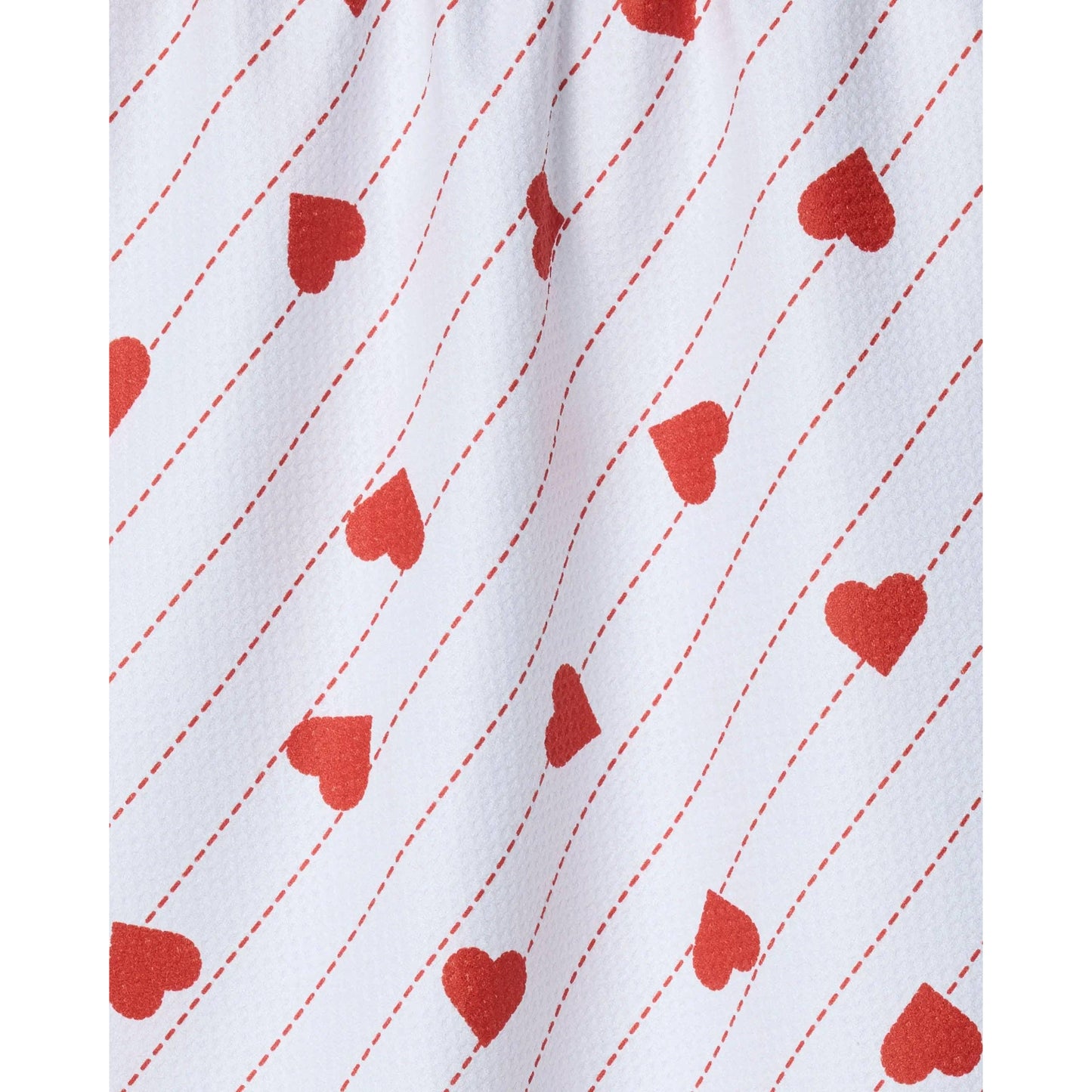 Stitched Heart Tea Towel