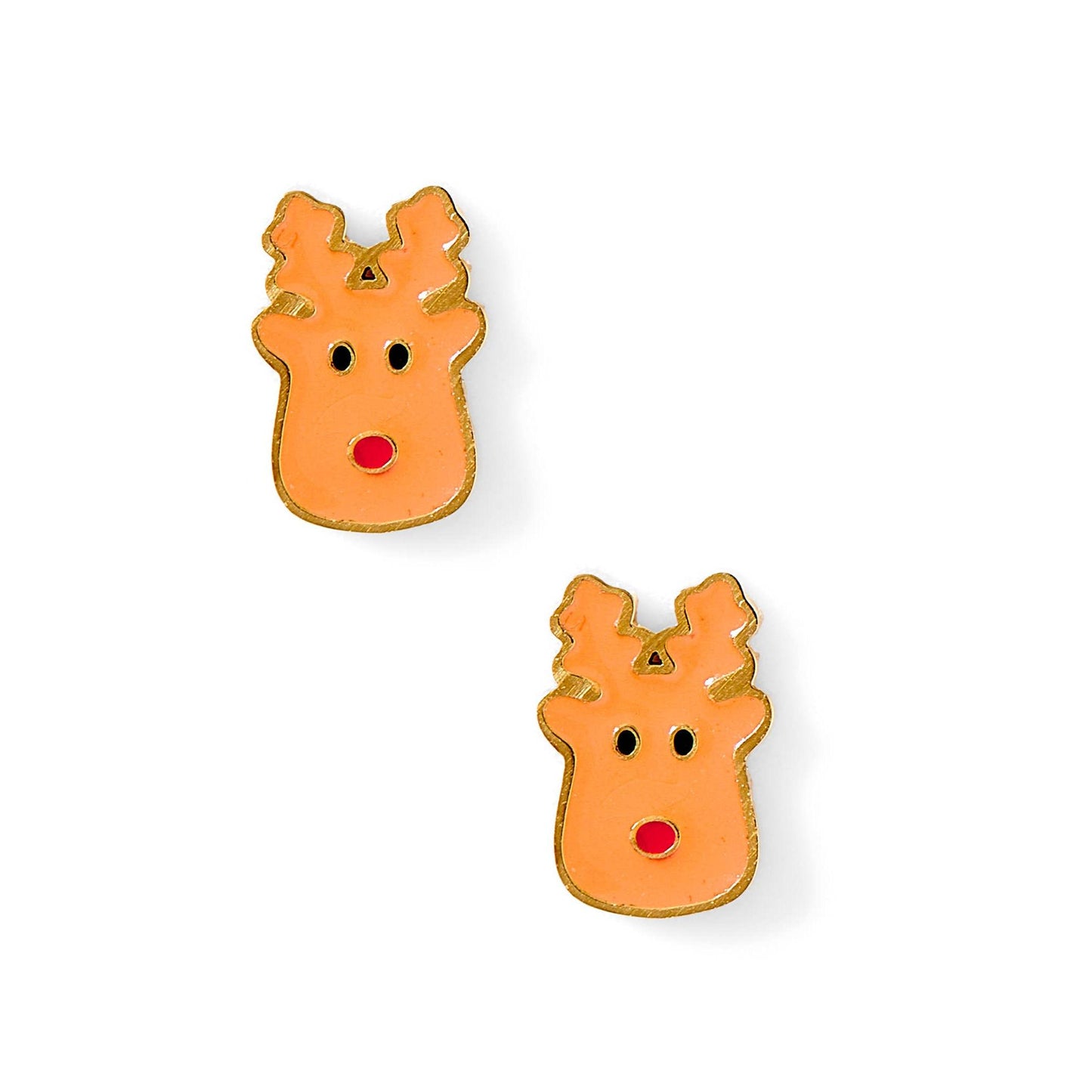 Screwback Stud Earrings - Rudolph