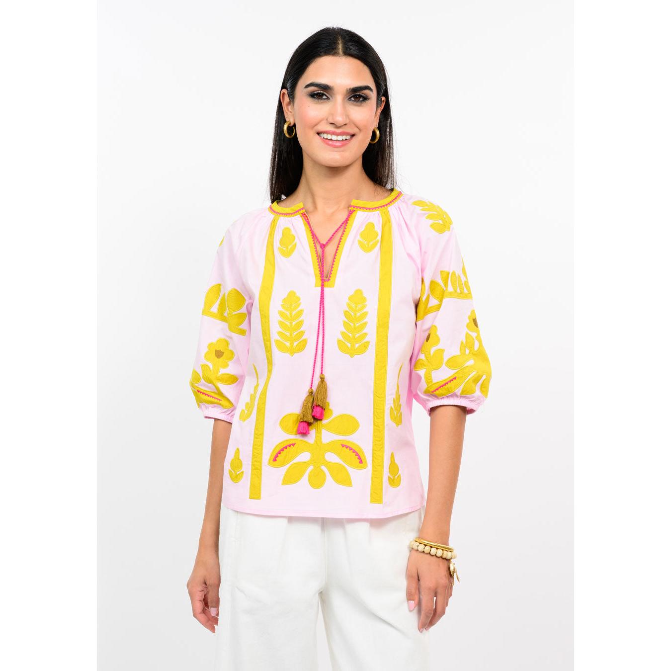 Ivy Jane Pink Applique Top