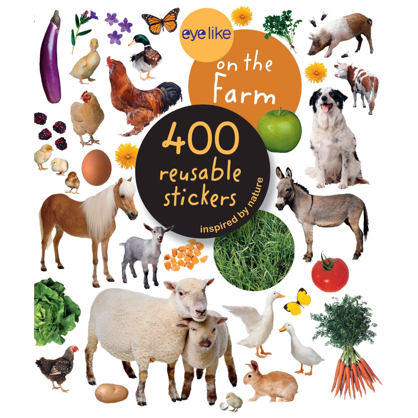 Eyelike Stickers: On the Farm (400+ Reusable Stickers)