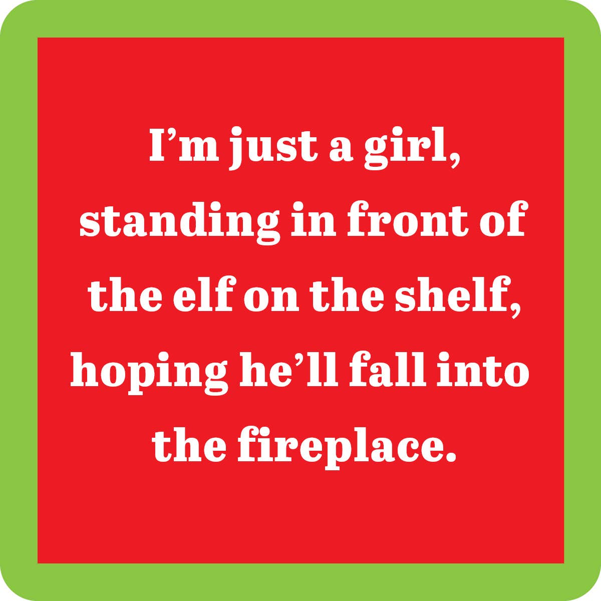 COASTER: XMAS Elf on the shelf
