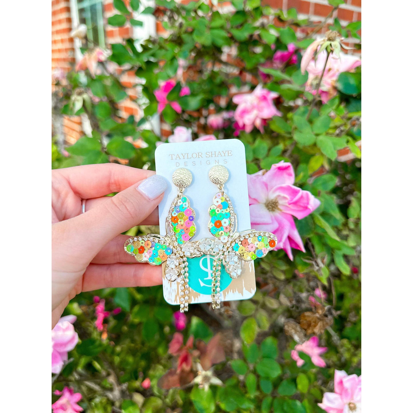 Lilliana Lightweight Butterfly Drops