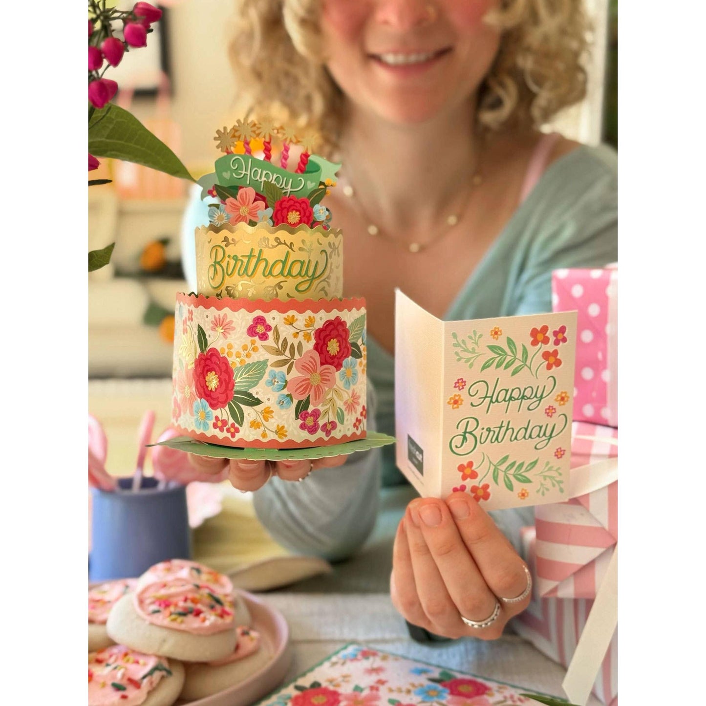 Mini Blooming Birthday Cake