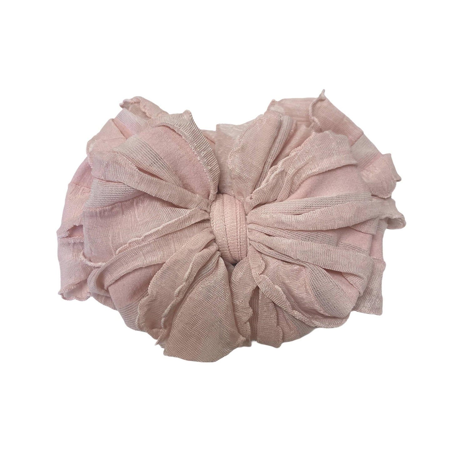 Paris Pink Ruffled Headband