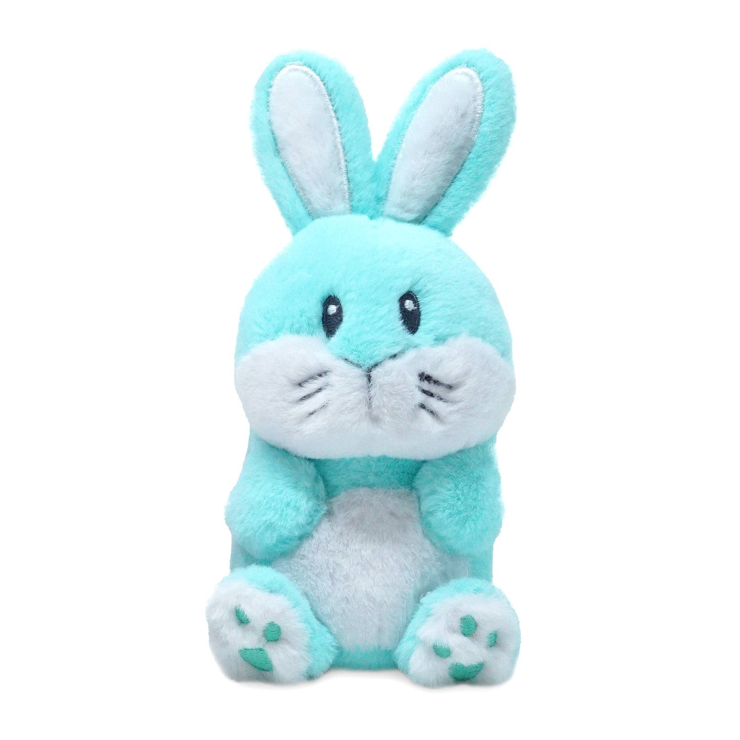 Fun Buns Squeezers (Pastel Pink Teal Easter Bunny Toys)