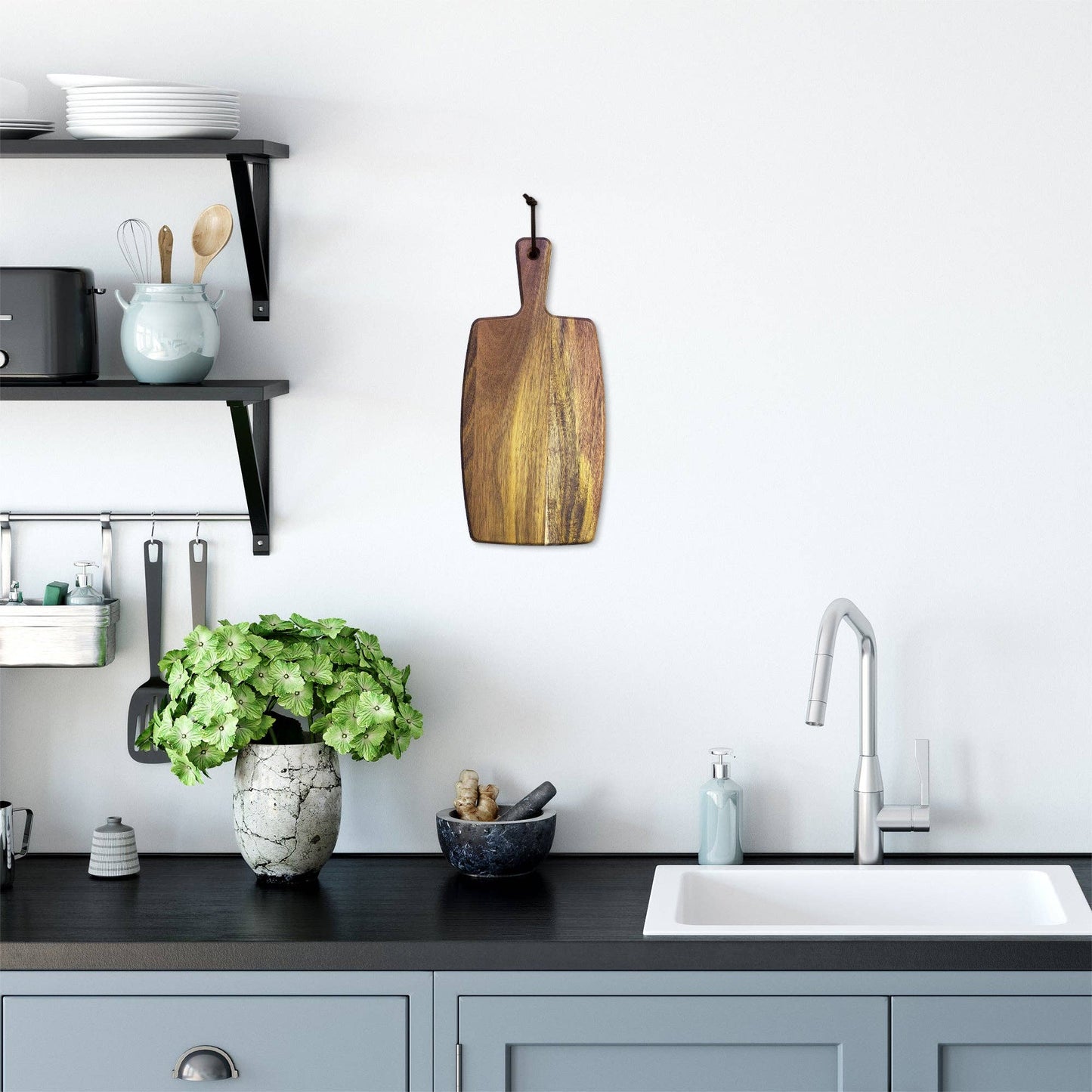 Acacia Wood Charcuterie Serving Paddle Board