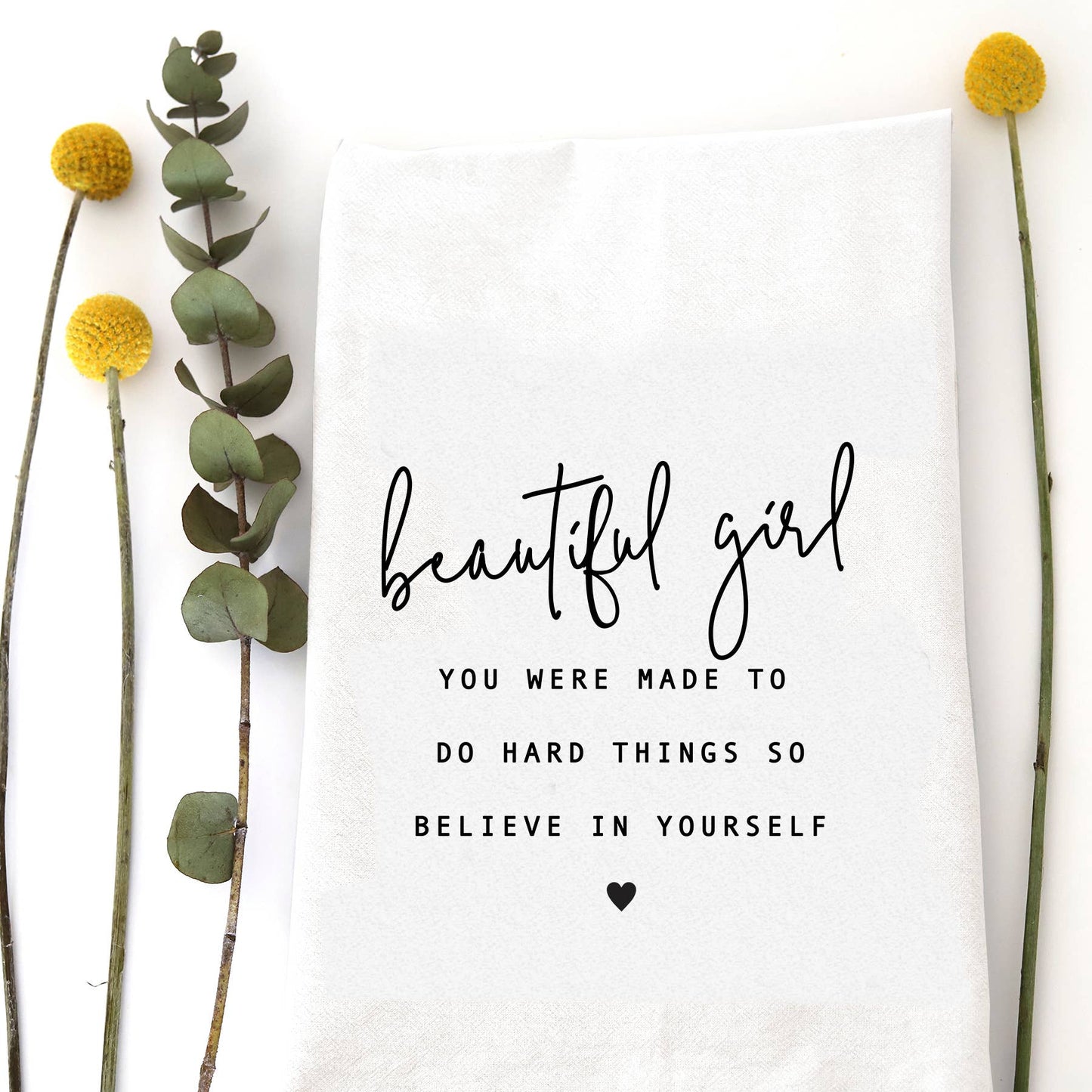 BEAUTIFUL GIRL TEA TOWEL