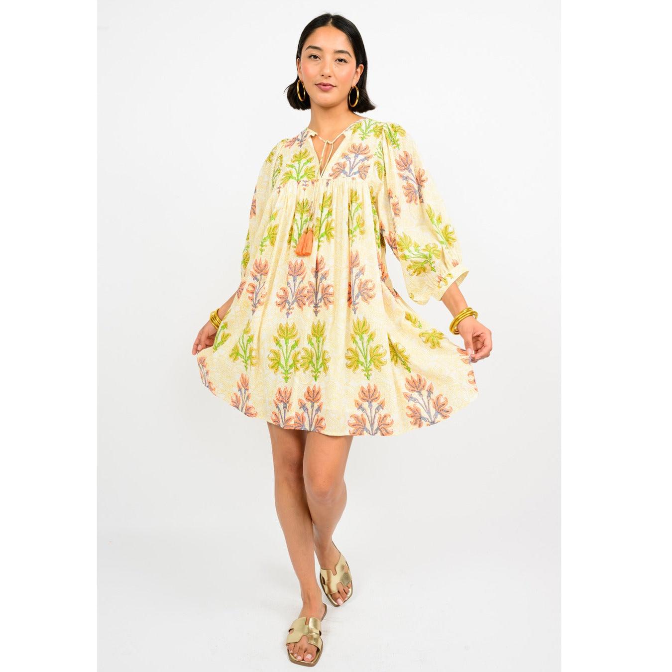 Breezy Block Print Dress