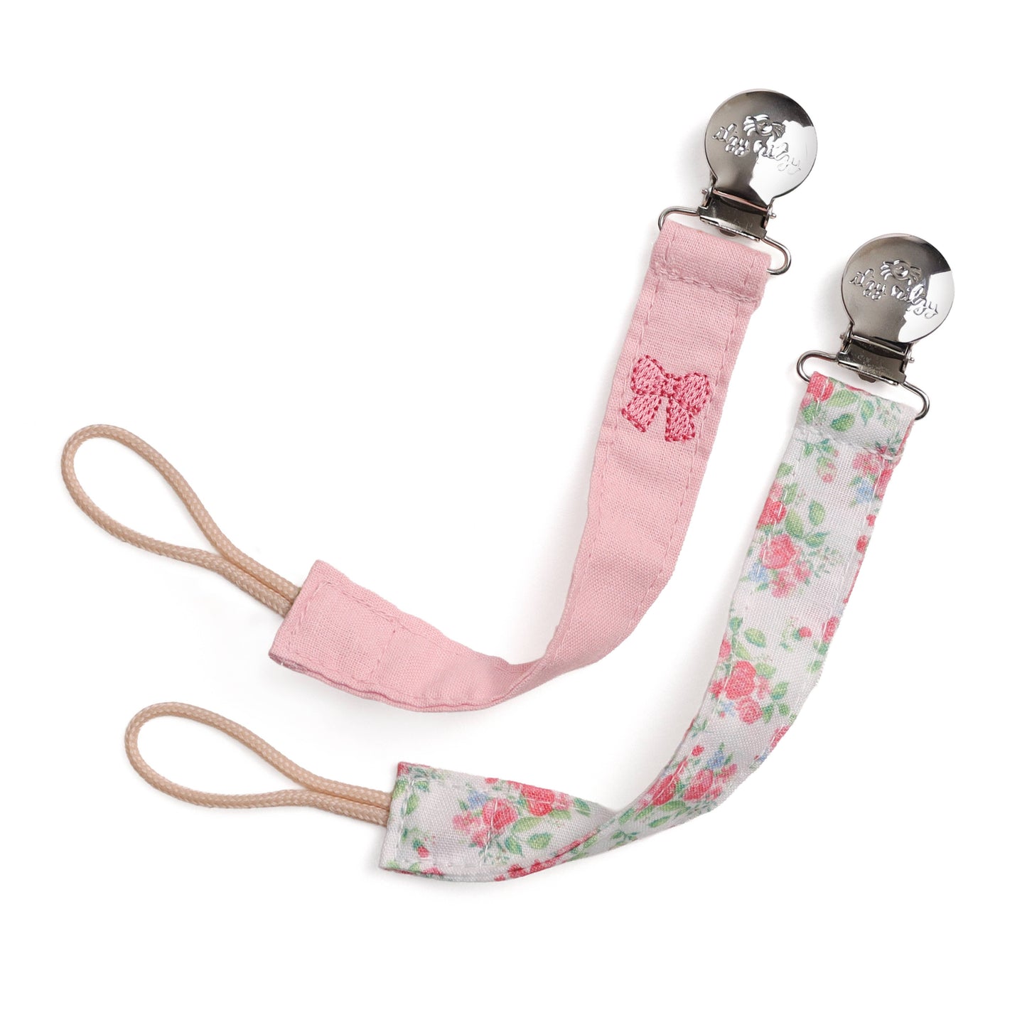 Itzy Ritzy Itzy Clip™ - Fabric Pacifier Strap (2-Pack)