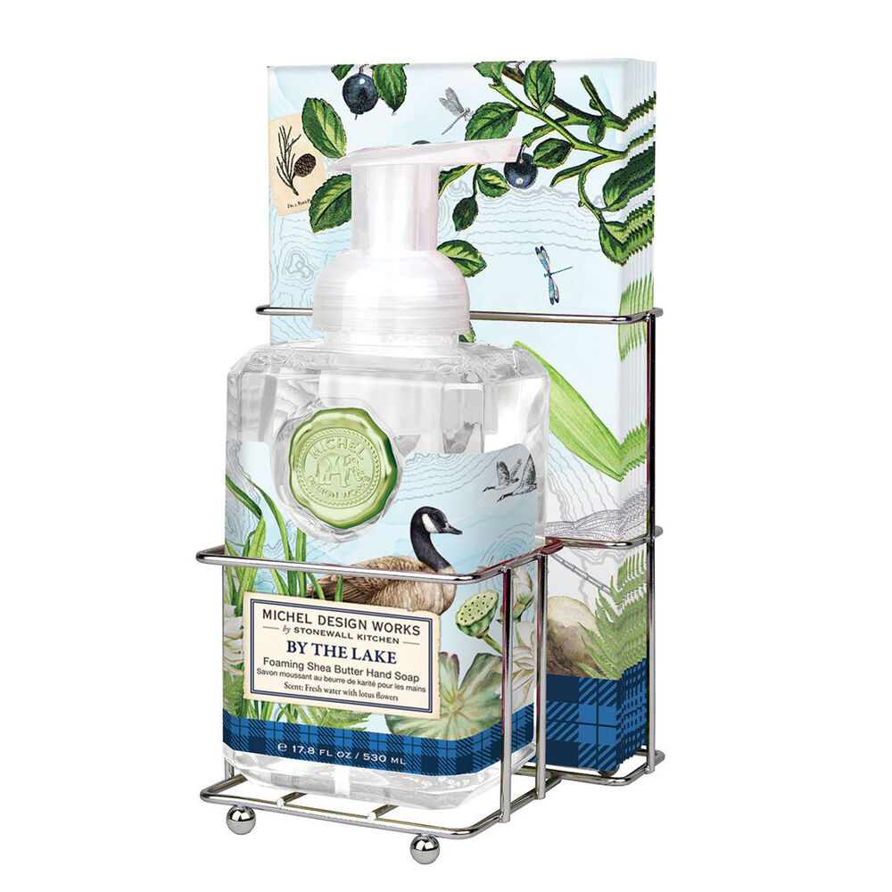 By the Lake Foaming Hand Soap & Napkin Set