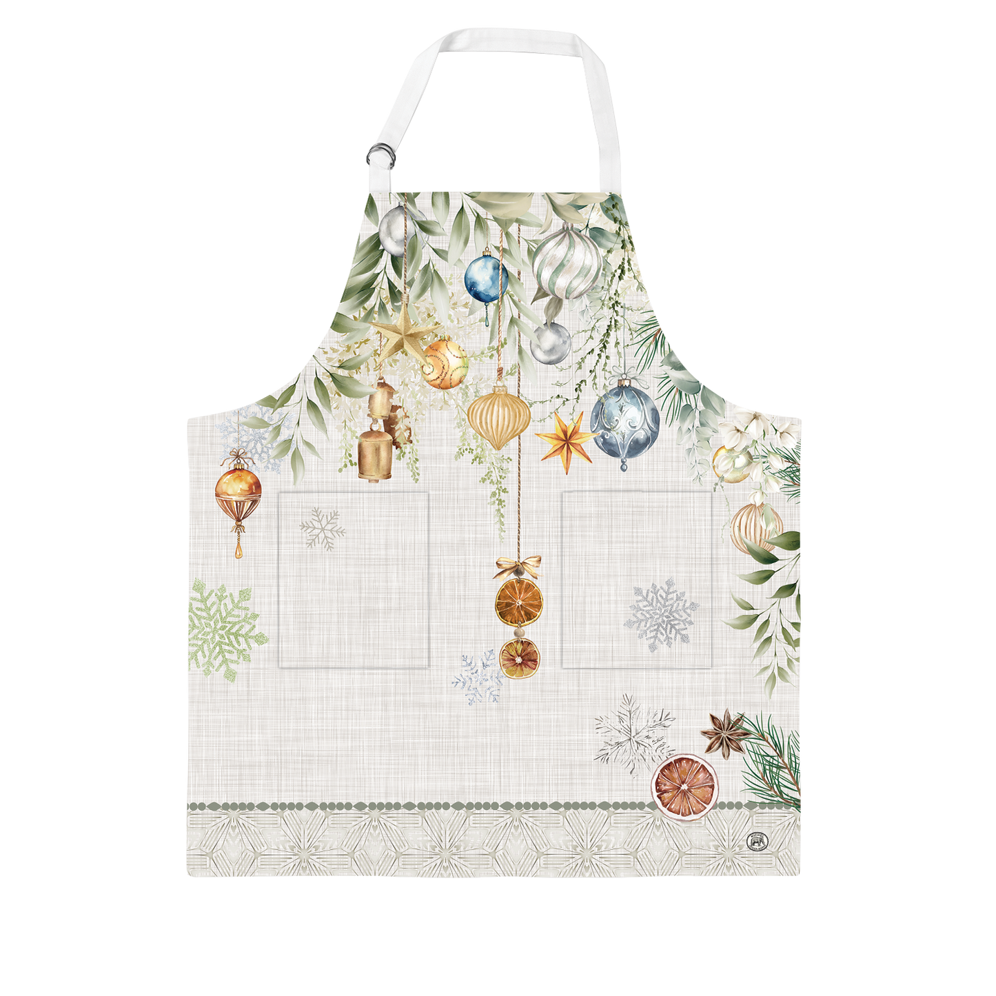 Peace on Earth Apron with Pockets