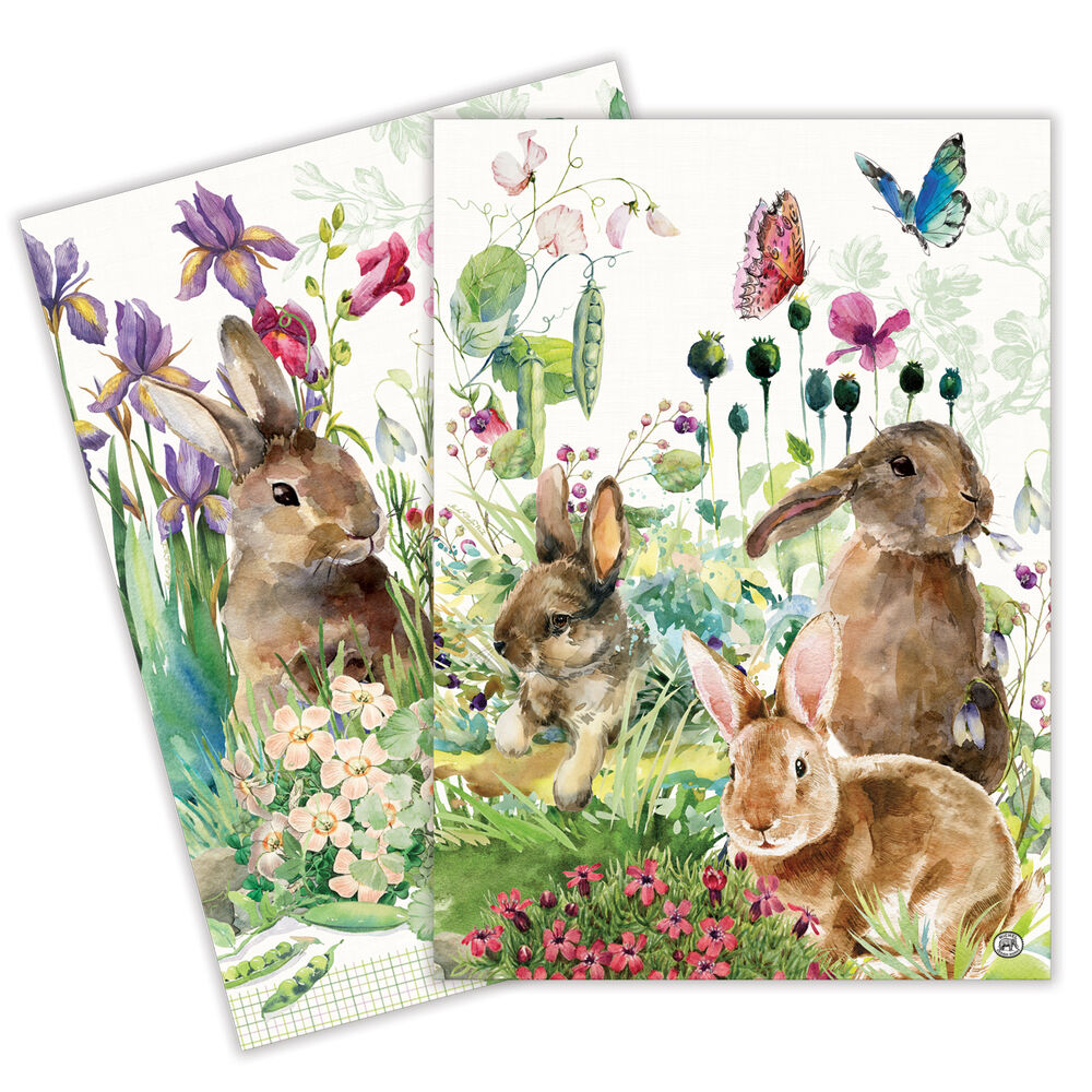 Bunny Meadow Kitchen Towel Set of 2