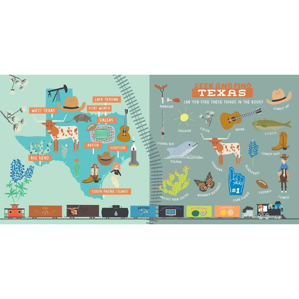 All Aboard! Texas: A Seek & Find Book
