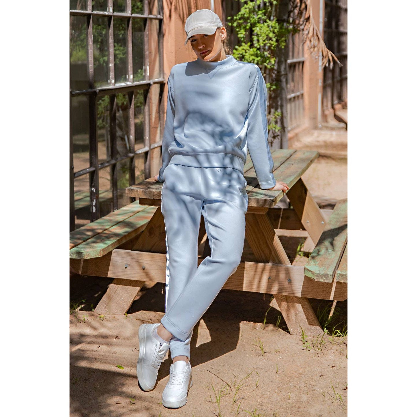 Modal Poly Span Jogger with Side Satin