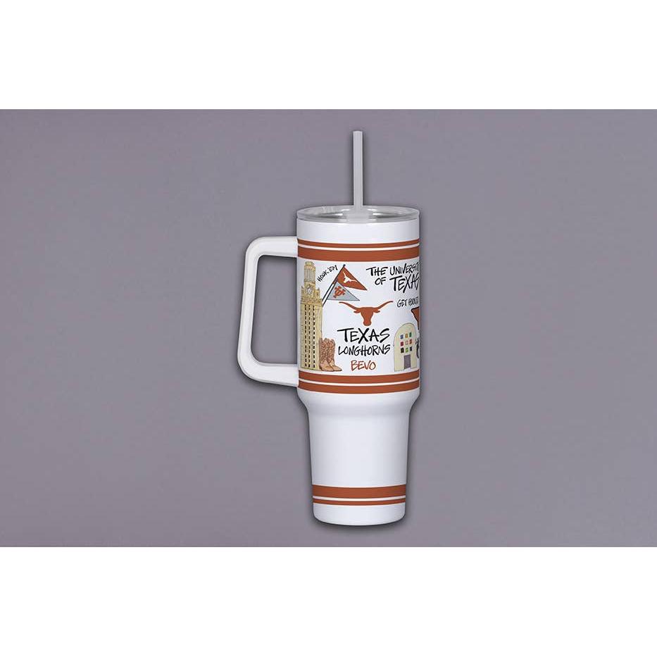 TX 40oz Tumbler w/ Handle