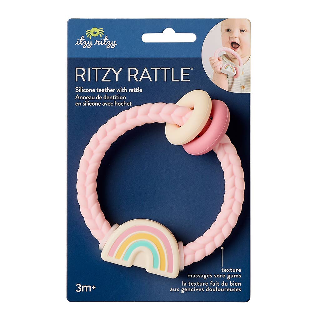 *NEW OPTION* Ritzy Rattle™ Silicone Teether Rattles