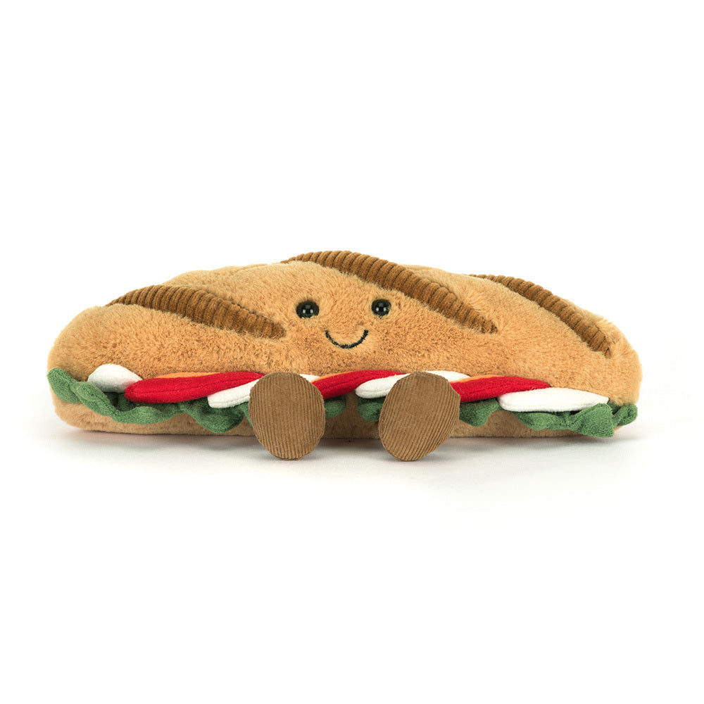 Jellycat Amuseables Caprese Baguette - 10" Plush Bread