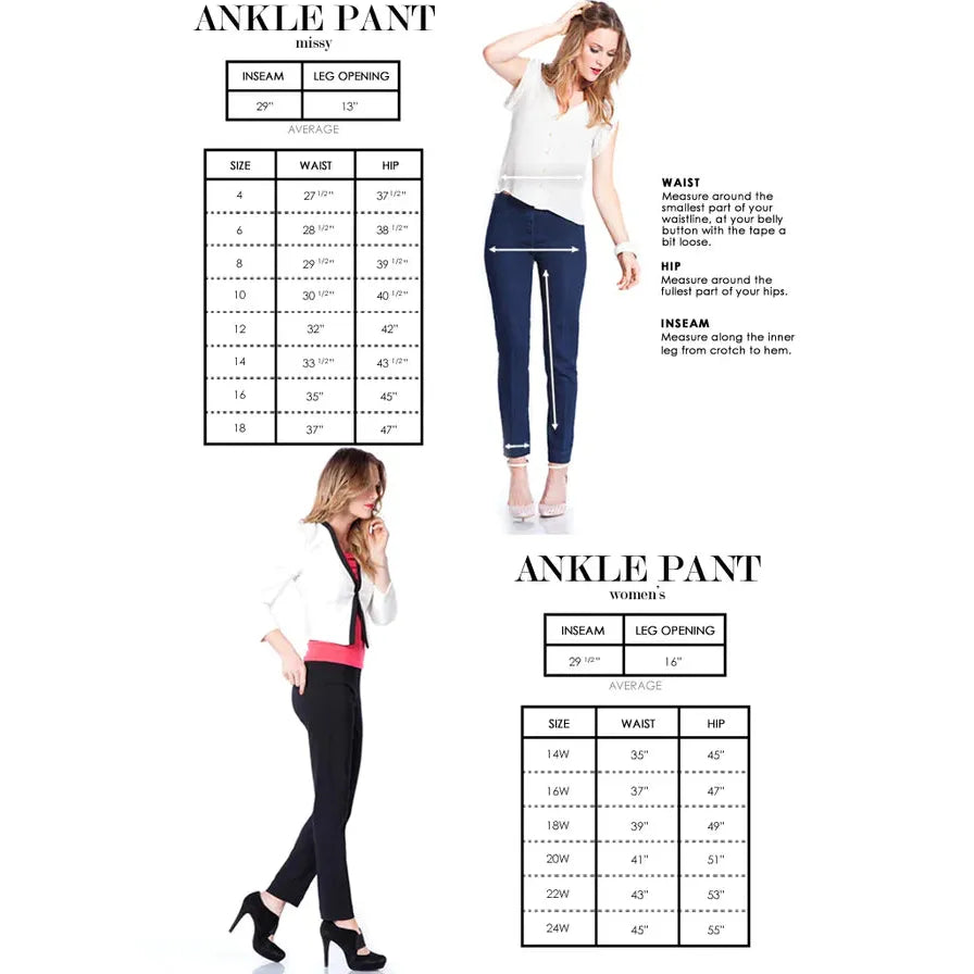 Pull-On Crop Pant With Real Front & Back Pockets - Stone