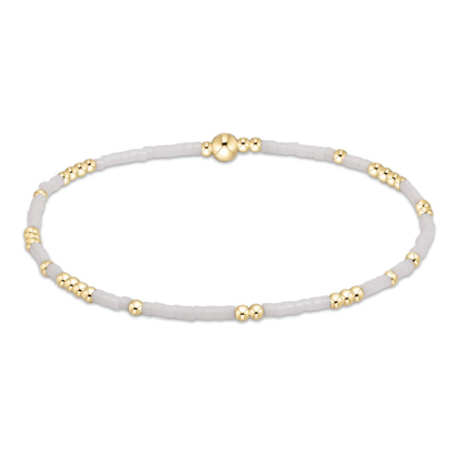 Hope Unwritten Bracelet - White