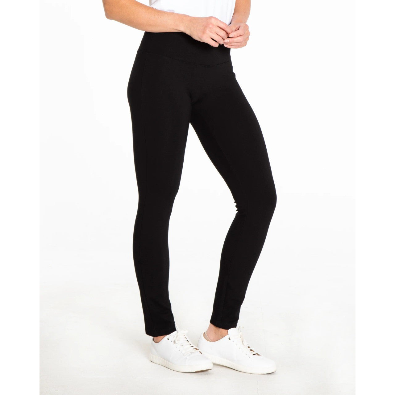Julia Wide Band Pull-On Ankle Legging