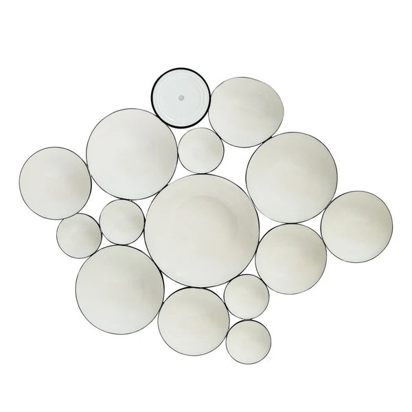 black and white bubble bowl