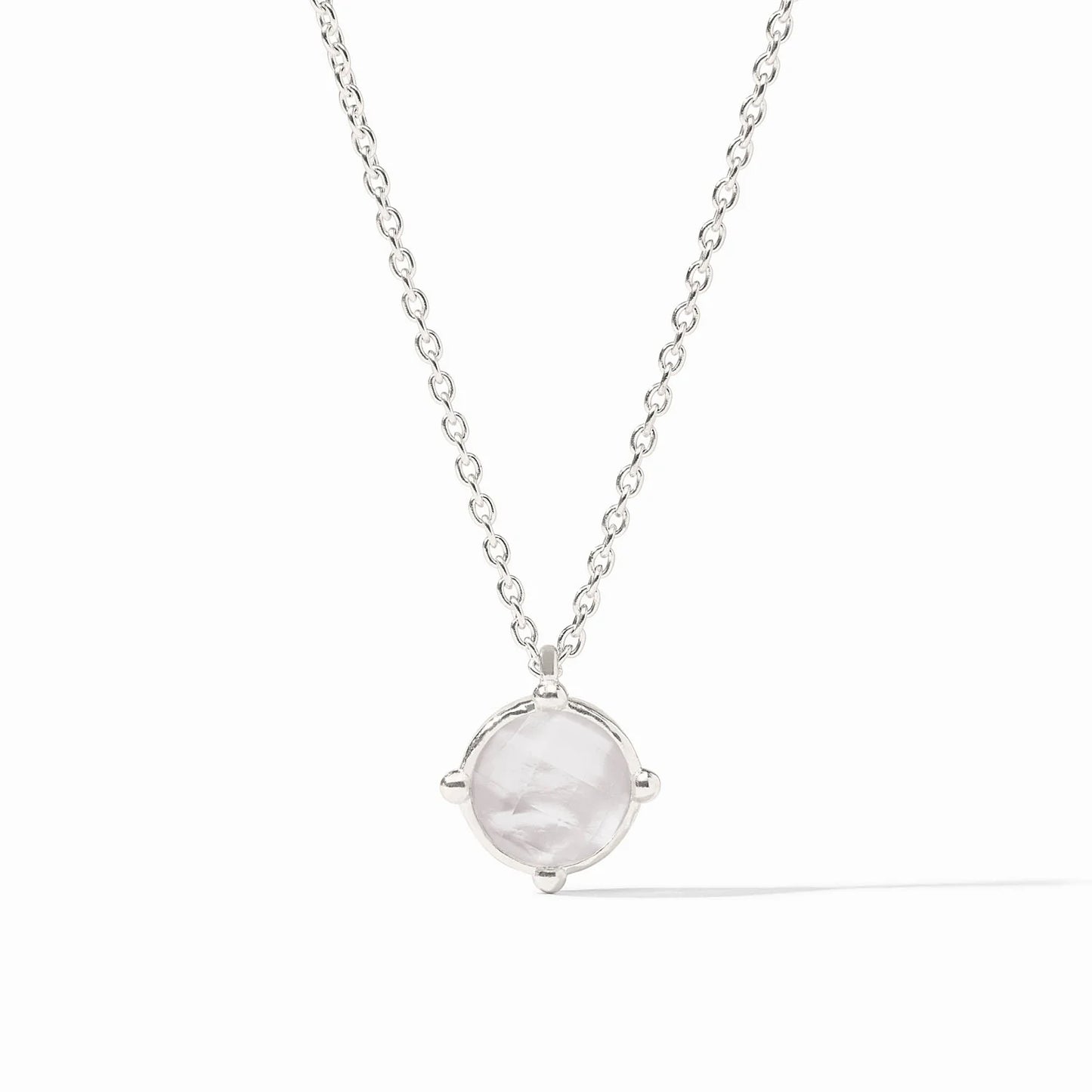 Honeybee Solitaire Silver Necklace