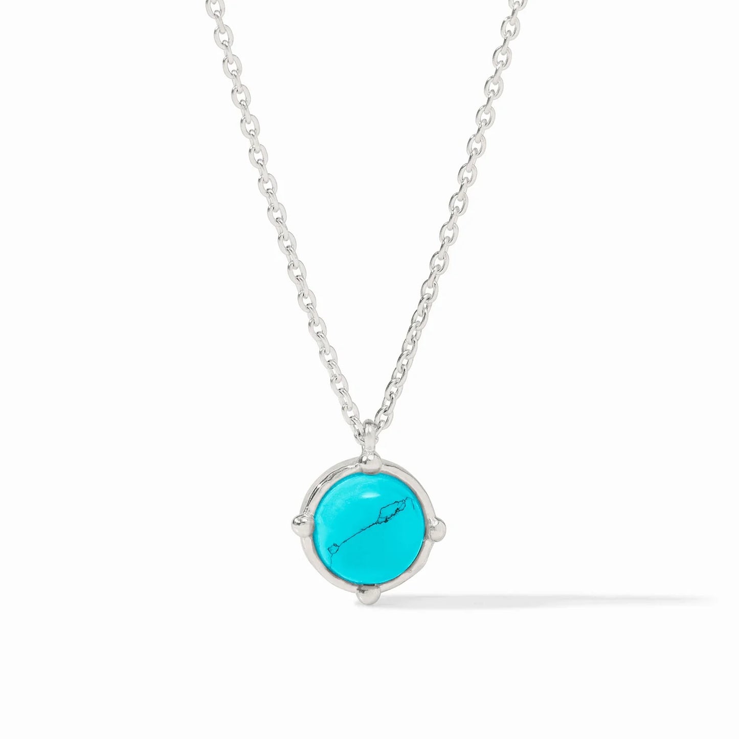 Honeybee Solitaire Silver Necklace