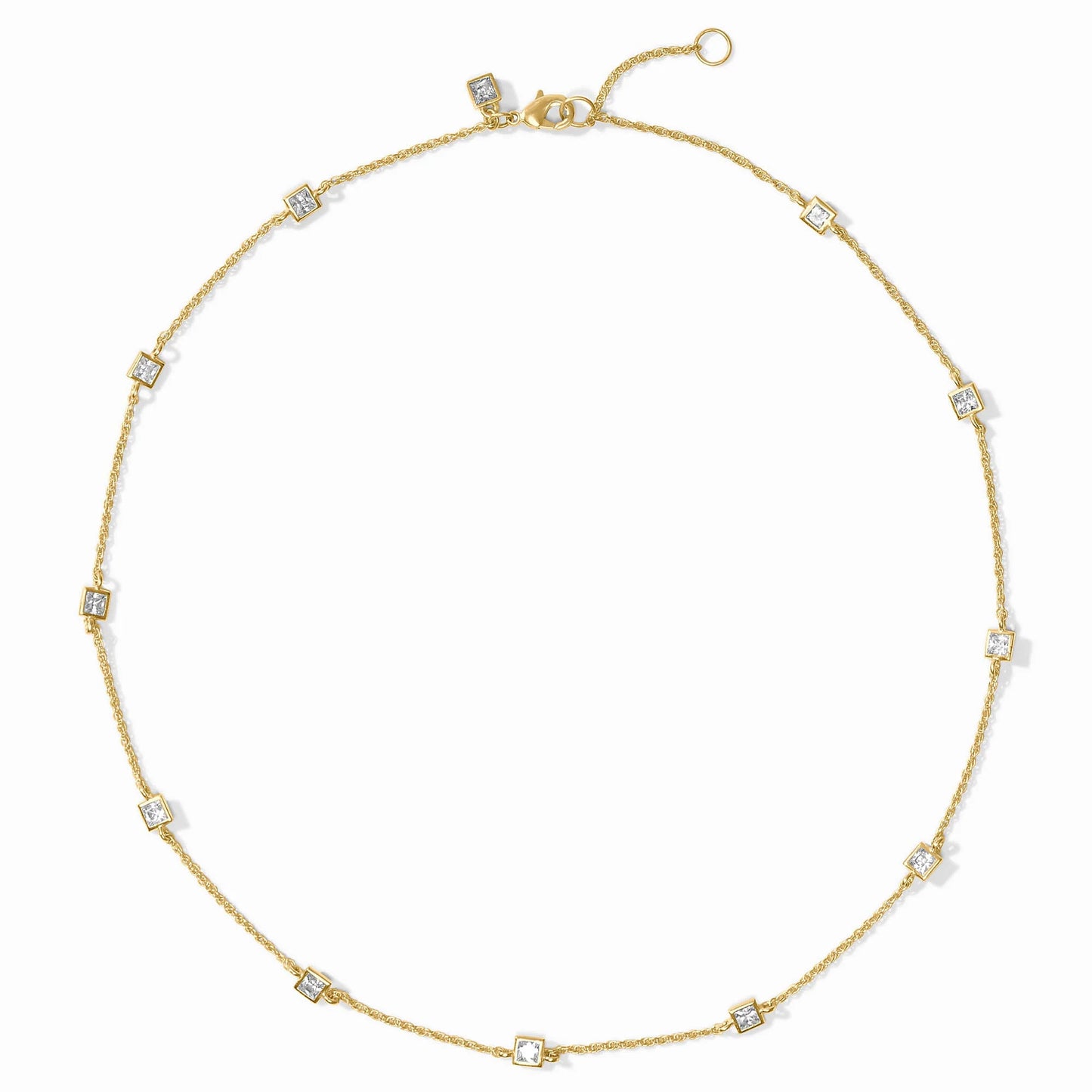 Jolie Delicate Station Necklace