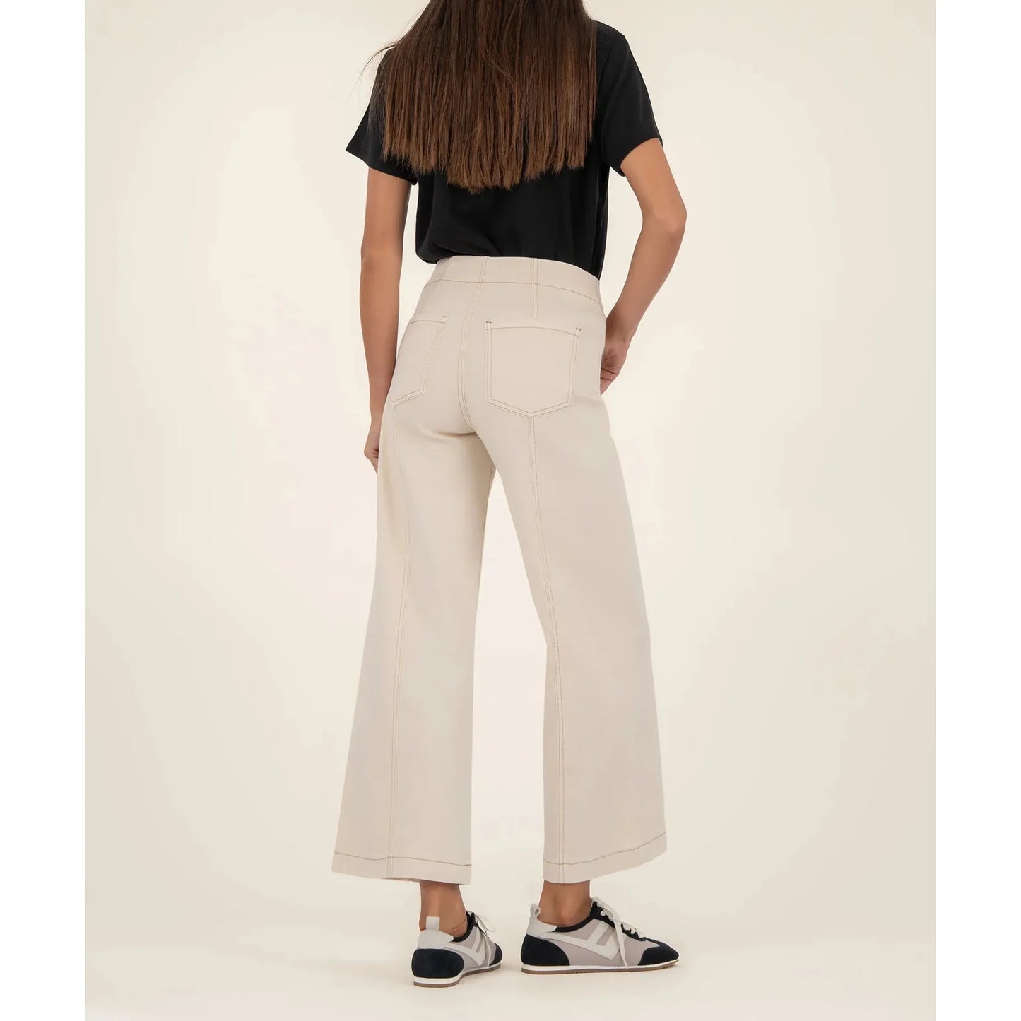 Meg High Rise Wide Leg - Canvas