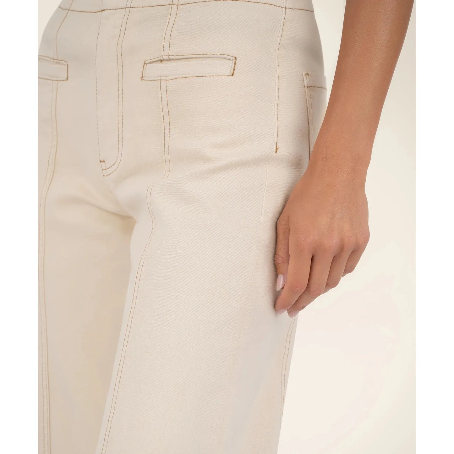 Meg High Rise Wide Leg - Canvas